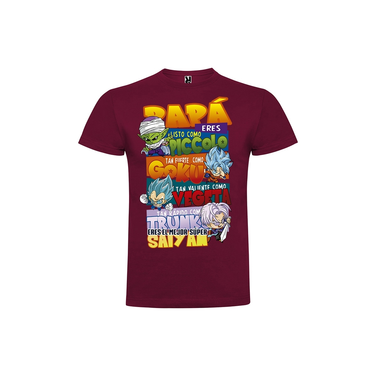 Camiseta Papá Superhéores Dragon Ball