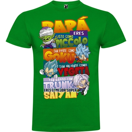 Camiseta Papá Superhéores Dragon Ball