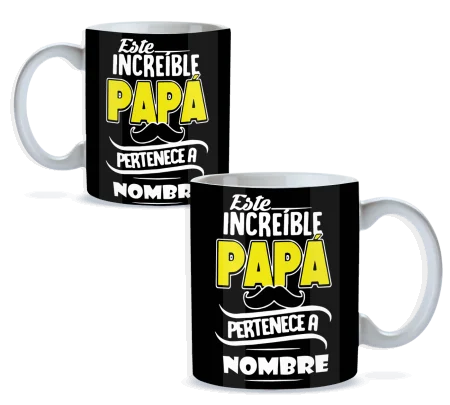 Taza padre personalizada este increíble