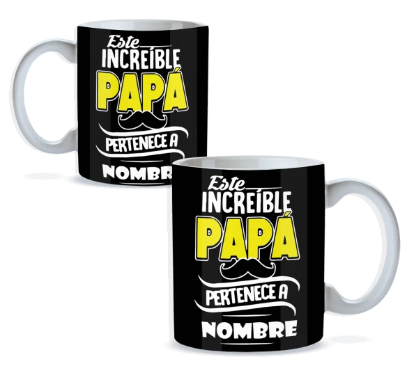 Taza padre personalizada este increíble