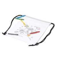 Mochila Saco para Colorear con 5 Ceras de Colores Stamina Turcaz |Toleshop
