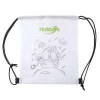 Mochila Saco para Colorear con 5 Ceras de Colores Stamina Turcaz |Toleshop