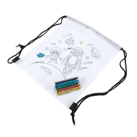 Mochila Saco para Colorear con 5 Ceras de Colores Stamina Turcaz |Toleshop