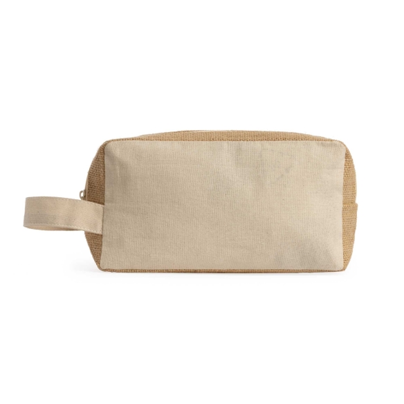 Neceser de Algodón y Yute Natural Stamina Siena |Toleshop