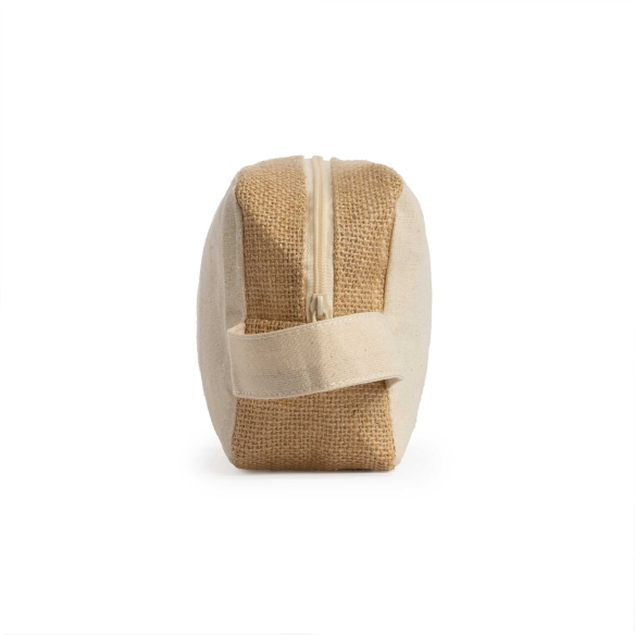 Neceser de Algodón y Yute Natural Stamina Siena |Toleshop