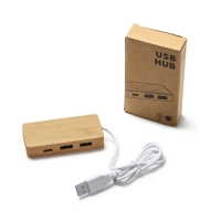 Puerto USB de Bambú Natural Stamina Neptune | Toleshop