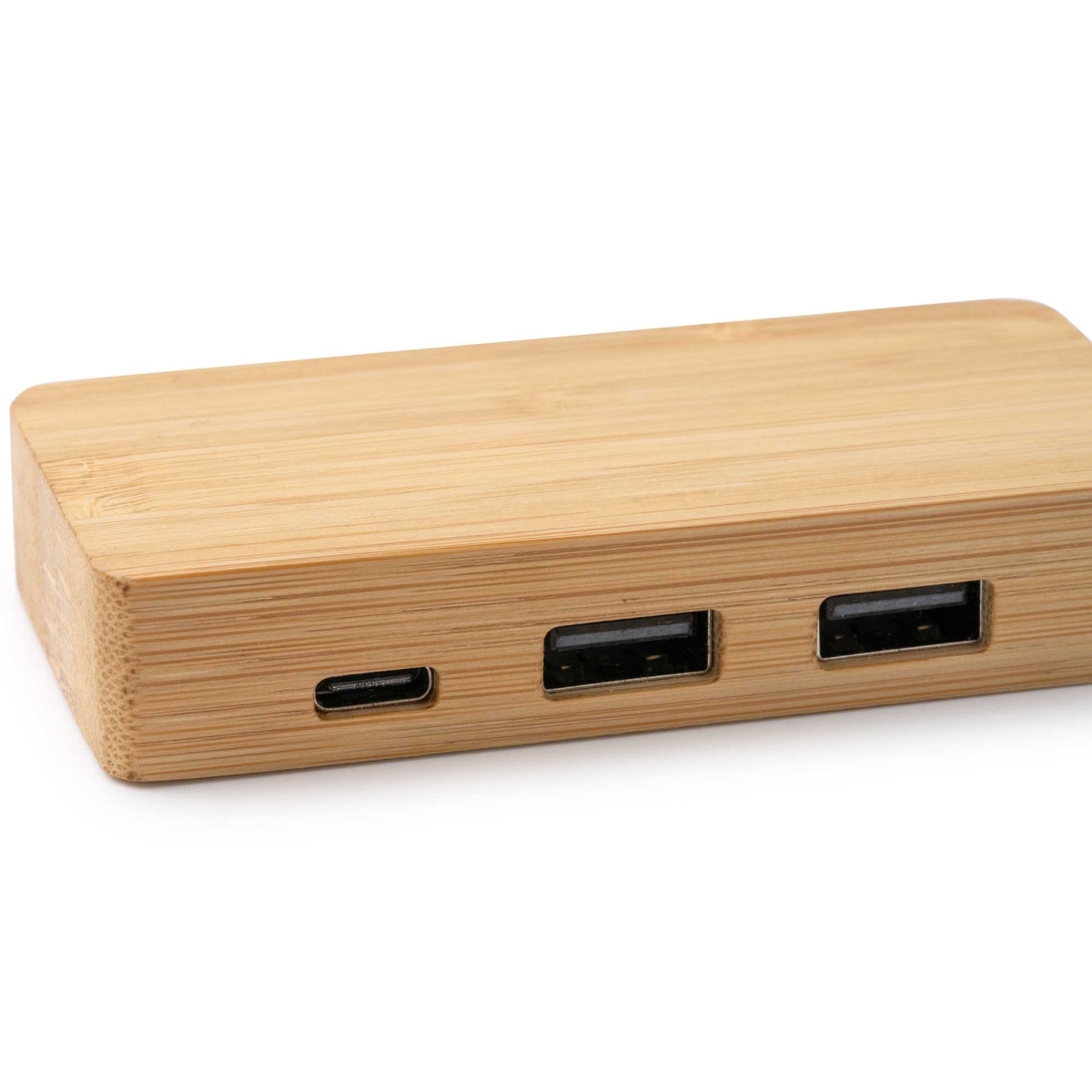 Puerto USB de Bambú Natural Stamina Neptune | Toleshop