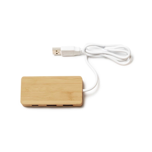 Puerto USB de Bambú Natural Stamina Neptune | Toleshop