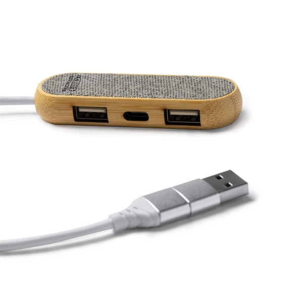 Puerto USB de Bambú y RPET Stamina Badoc |Toleshop