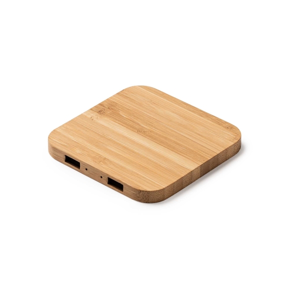 Cargador Inalámbrico de Bambú Natural Stamina Nebula |Toleshop