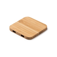 Cargador Inalámbrico de Bambú Natural Stamina Nebula |Toleshop