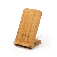 Cargador Inalámbrico de Bambú Natural Stamina Gravity |Toleshop