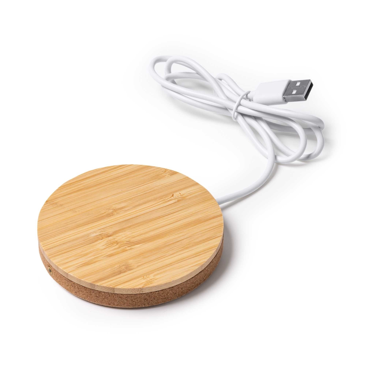 Cargador Inalámbrico de Bambú y Corcho Stamina Furax |Toleshop