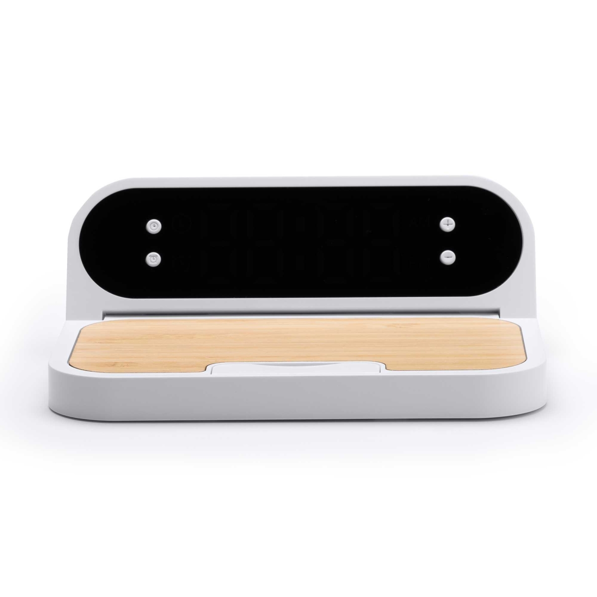 Cargador Inalámbrico con Función de Reloj Stamina Senko |Toleshop