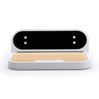 Cargador Inalámbrico con Función de Reloj Stamina Senko |Toleshop
