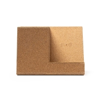 Portalápices de Corcho Natural con Cargador Inalámbrico Stamina Promet | Toleshop