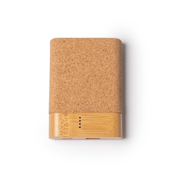 Batería Externa de Bambú y Corcho Stamina Kobe |Toleshop