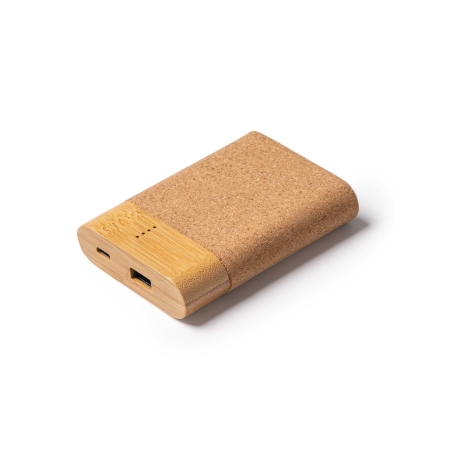 Batería Externa de Bambú y Corcho Stamina Kobe |Toleshop