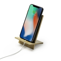 Soporte para Móvil de Bambú Natural Stamina Lyra | Toleshop