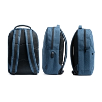 Mochila de Poliéster Reciclado con salida USB Stamina Gregor | Toleshop