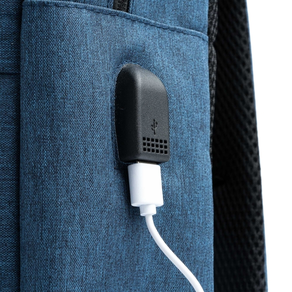Mochila de Poliéster Reciclado con salida USB Stamina Gregor | Toleshop