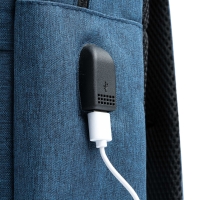 Mochila de Poliéster Reciclado con salida USB Stamina Gregor | Toleshop