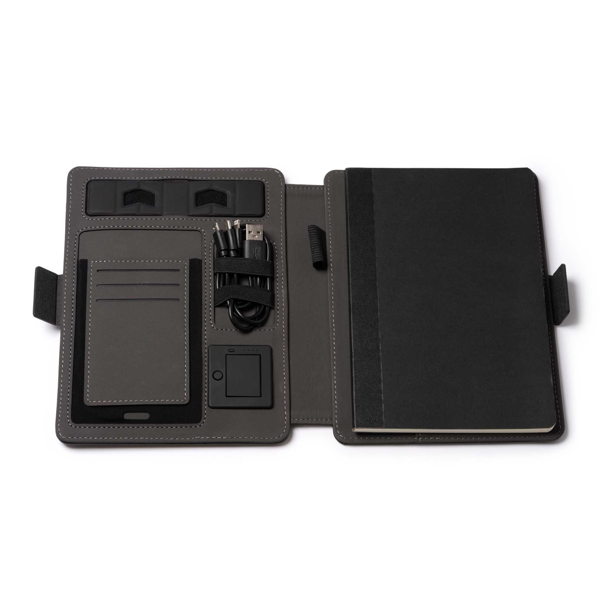 Carpeta Multifunción con Cargador Inalámbrico y Bloc de Notas Stamina Samper | Toleshop