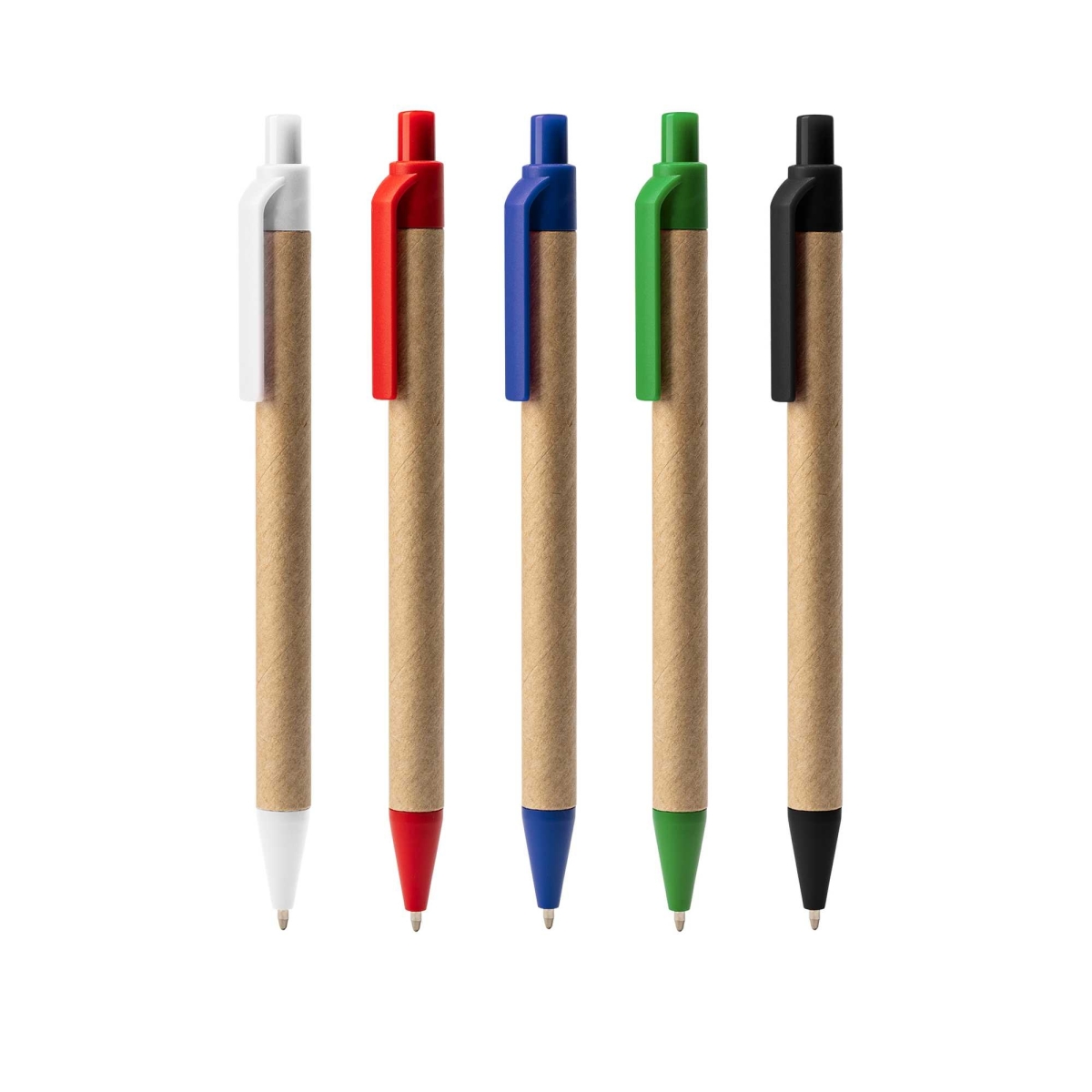 Bolígrafo con Pulsador Cartón Reciclado Stamina Alder | Toleshop