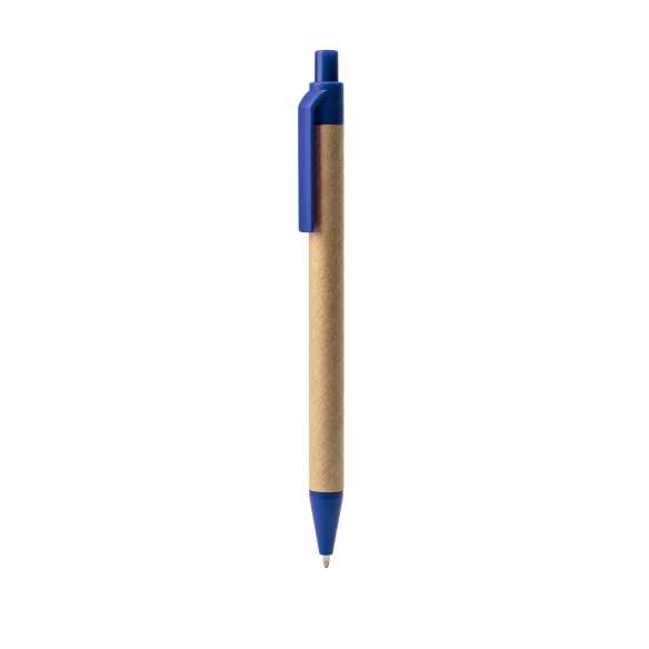 Bolígrafo con Pulsador Cartón Reciclado Stamina Alder | Toleshop