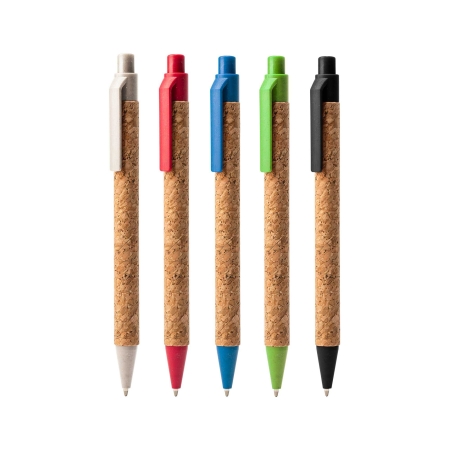 Bolígrafo con Pulsador Corcho Reciclado Stamina Comper | Toleshop 2