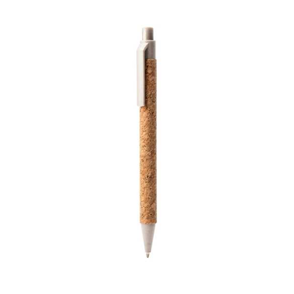 Bolígrafo con Pulsador Corcho Reciclado Stamina Comper | Toleshop