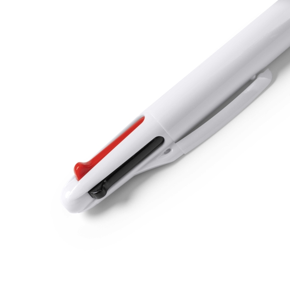 Bolígrafo 4 Tintas con Pulsador Retráctil Stamina Kunoy | Toleshop