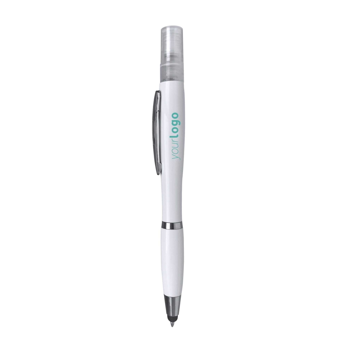 Bolígrafo Anti Bacterias con Pulsador y Pulverizador Recargable Stamina Farber | Toleshop