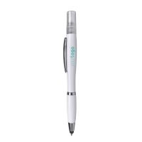 Bolígrafo Anti Bacterias con Pulsador y Pulverizador Recargable Stamina Farber | Toleshop