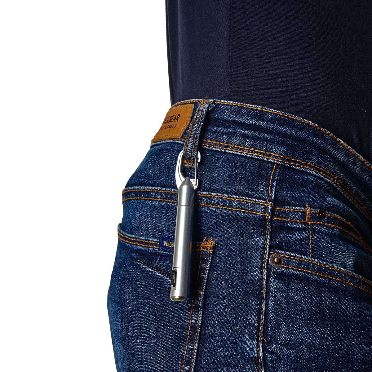 Bolígrafo con Linterna y Mosquetón Stamina Araya | Toleshop
