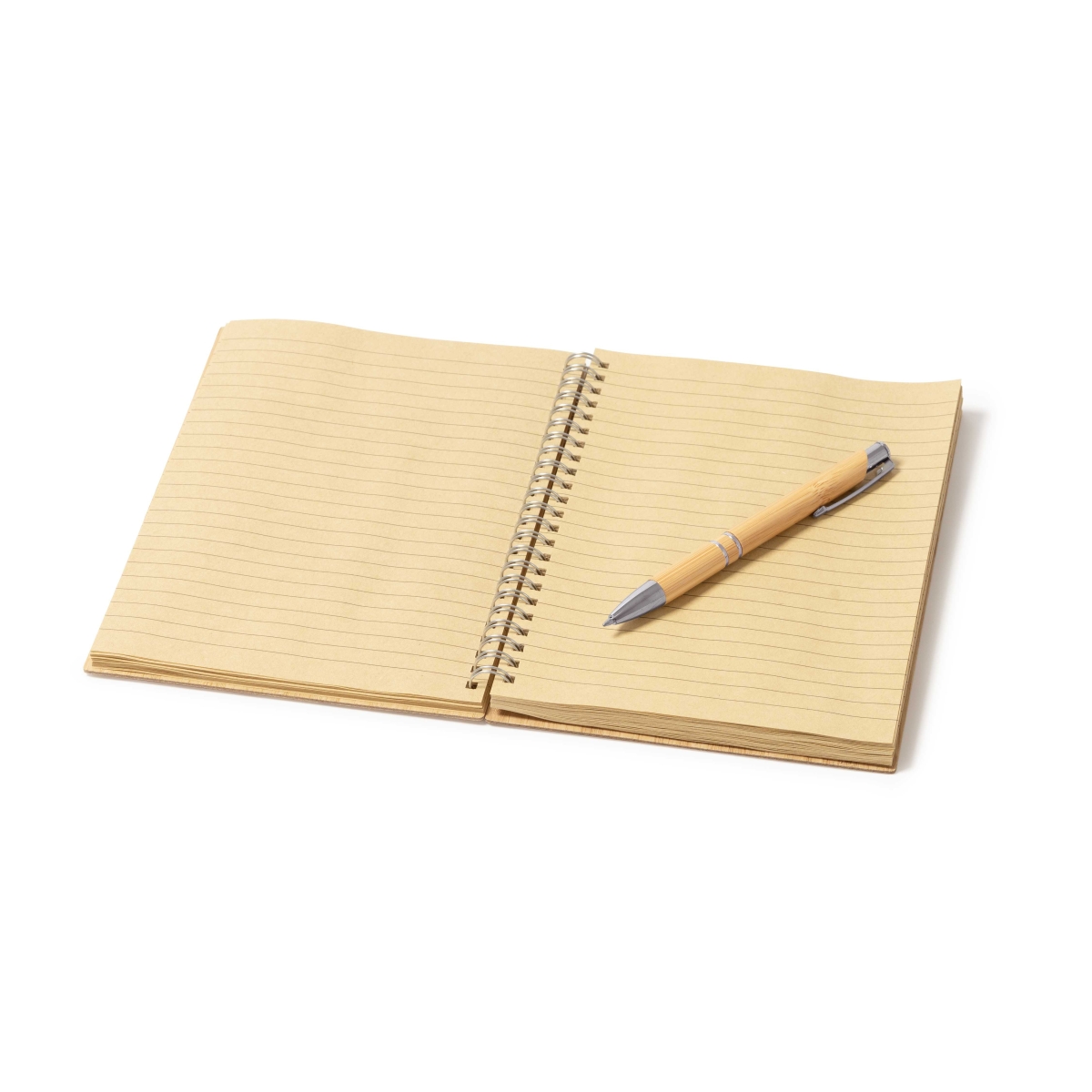 Set de Libreta y Bolígrafo de Bambú Stamina Gala | Toleshop