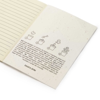 Libreta A6 Cubiertas de Papel Reciclable y Degradable con Semillas Stamina Sagra | Toleshop