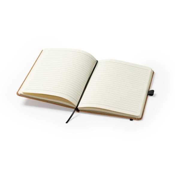 Libreta A5 de Cuero Reciclado con Tapa Rígida Stamina Korum | Toleshop