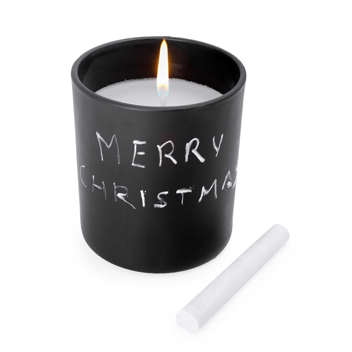 Vela Aromática en Recipiente Cerámico con Tiza para Escribir Stamina King | Toleshop