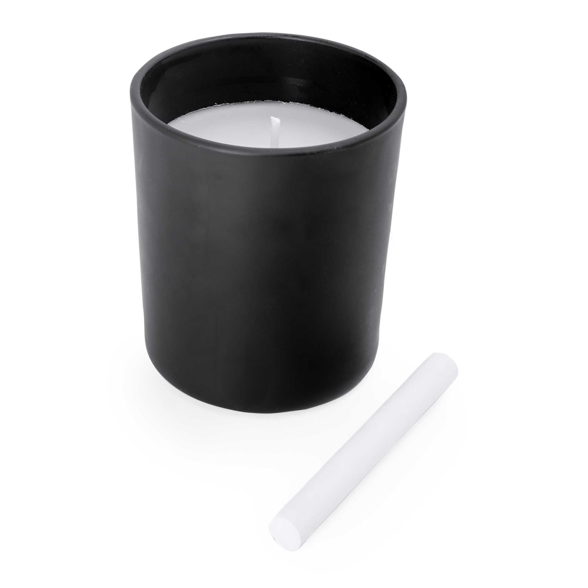 Vela Aromática en Recipiente Cerámico con Tiza para Escribir Stamina King | Toleshop