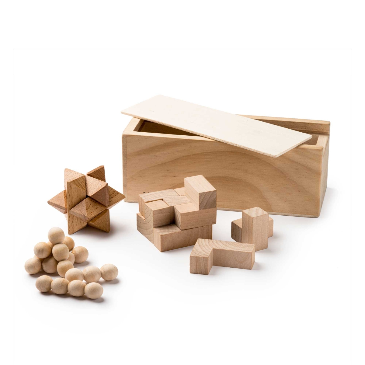 Set de 3 Juegos de Habilidad Realizado en Madera Natural Stamina Rocks %separator% %shop-name%