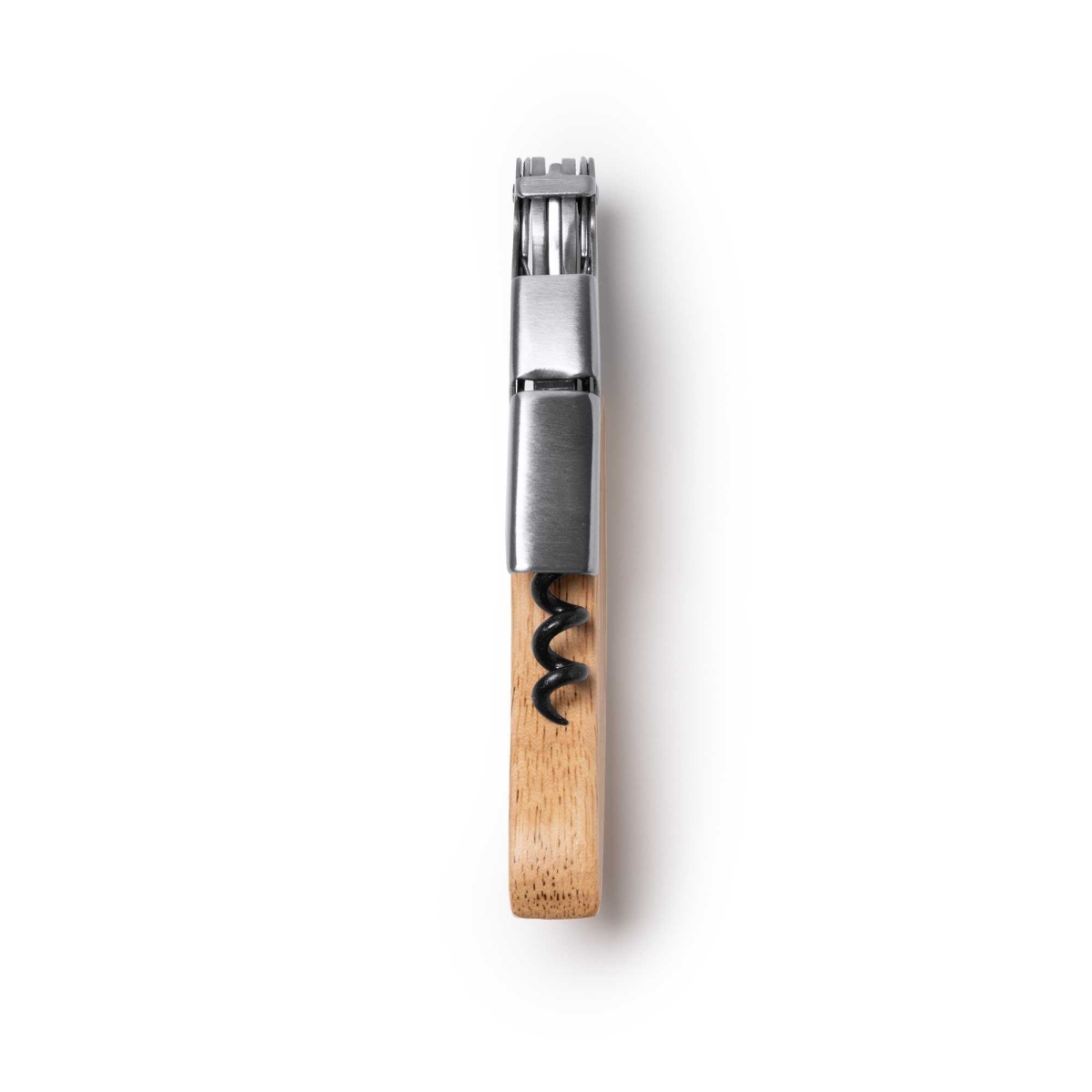 Sacacorchos de Acero Inoxidable y Madera Stamina Vuren | Toleshop