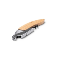 Sacacorchos de Acero Inoxidable y Madera Stamina Vuren | Toleshop
