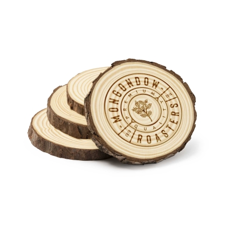 Set de 4 Posavasos de Madera de Pino Natural Stamina Pinea %separator% %shop-name% 2