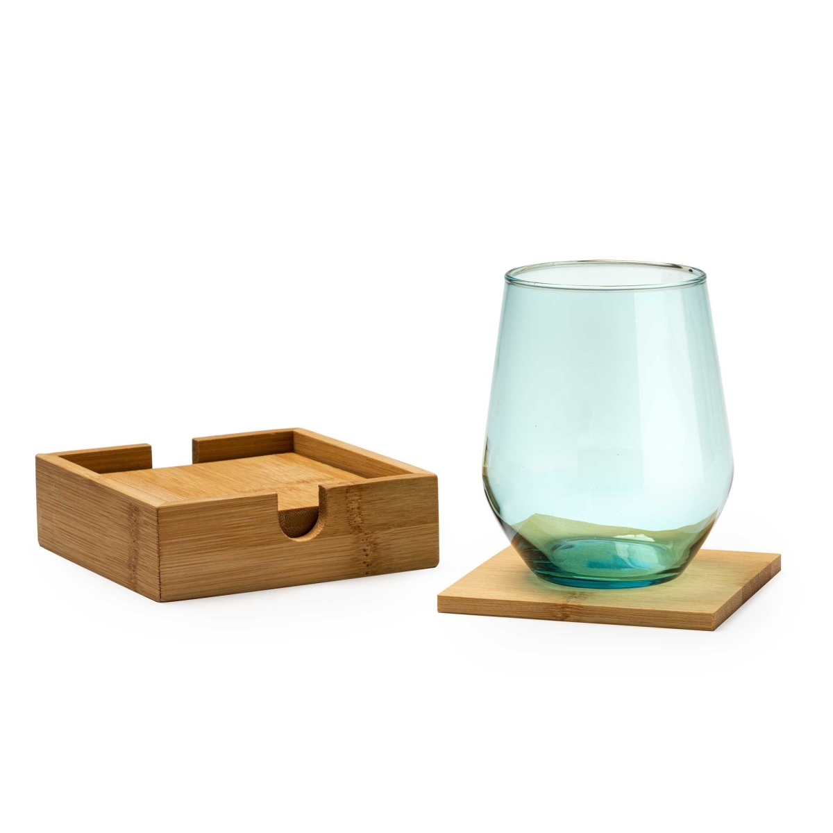 Set de 4 Posavasos de Bambú Natural Stamina Algor %separator% %shop-name%