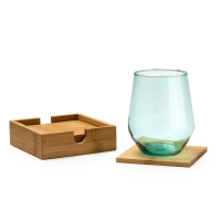 Set de 4 Posavasos de Bambú Natural Stamina Algor %separator% %shop-name%
