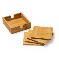 Set de 4 Posavasos de Bambú Natural Stamina Algor %separator% %shop-name%
