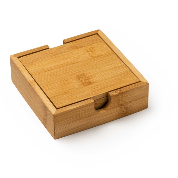 Set de 4 Posavasos de Bambú Natural Stamina Algor %separator% %shop-name%