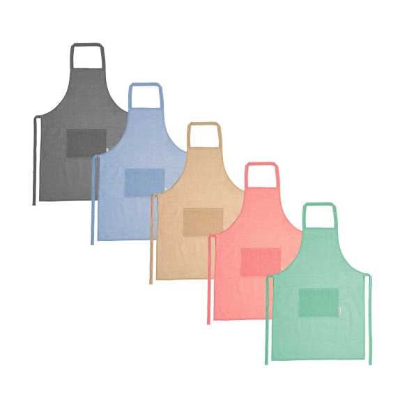 Delantal con Bolsillo de Algodón Reciclado Stamina Arola | Toleshop