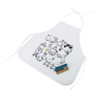 Delantal para Colorear con Ceras de Colores Stamina Pachu Niño | Toleshop